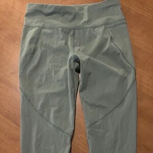 Sweaty Betty Womens Sage Green 7/8 Power Leggings M High Waisted Gym Yoga